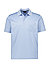 Polo-Shirt, Baumwoll-Jersey, pastelblau - pastelblau