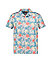 Kurzarmhemd, Soft Knit Easy Care, Print multicolor - multicolor