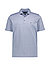 Polo-Shirt, Baumwoll-Jersey, marine gemustert - marine