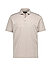 Polo-Shirt, Baumwoll-Jersey, braun gemustert - braun