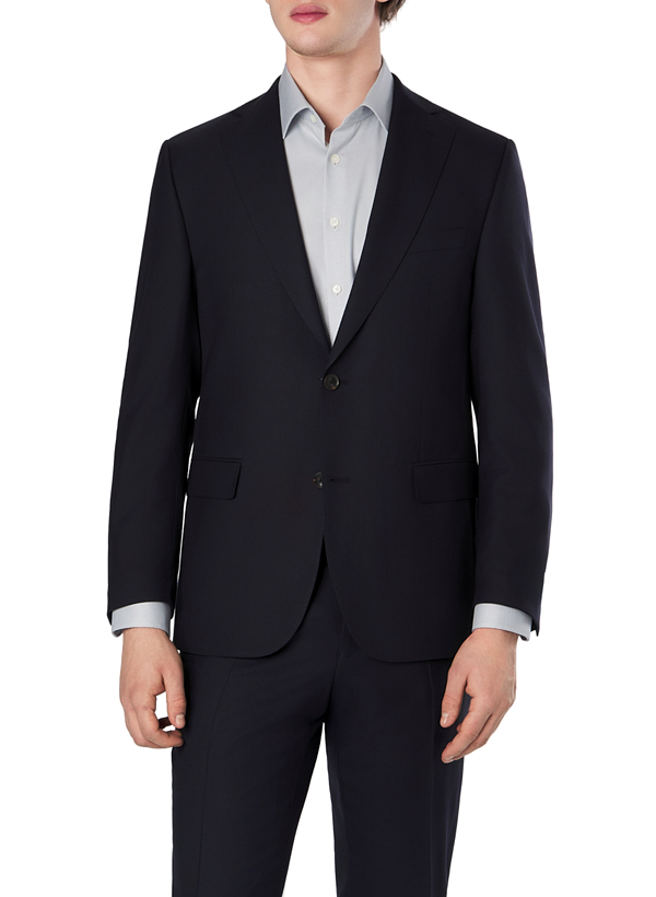 Sakko Steven, Modern Fit, Schurwolle Super 150, dunkelblau