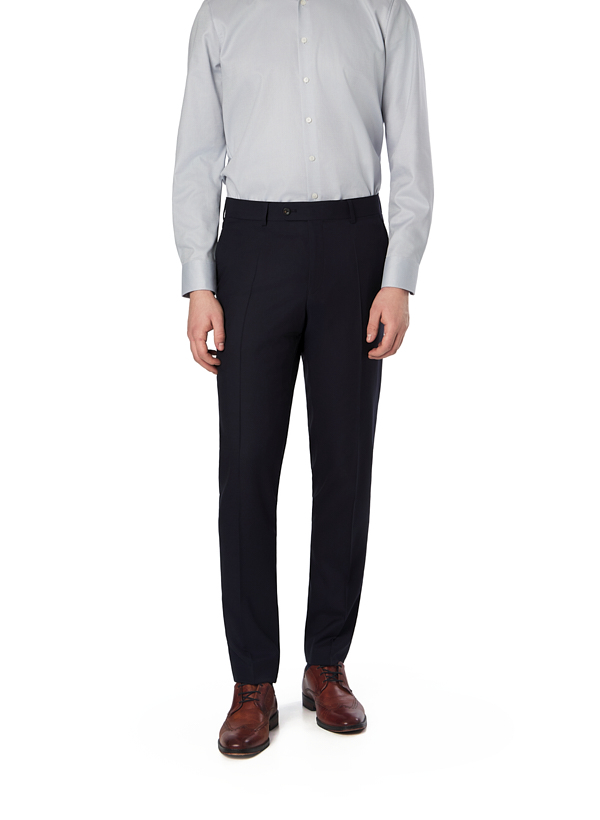 Hose Stevenson, Modern Fit, Schurwolle Super 150, dunkelblau