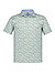 Polo-Shirt, Jersey, grün gemustert - grün