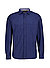 Hemd Roma, Shaped Fit, Leinen-Baumwolle, nachtblau - nachtblau