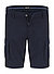Cargoshorts, Slim Fit, Baumwoll-Stretch, dunkelblau - dunkelblau