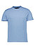 T-Shirt, Slim-Fit, Baumwolle, blau-meliert - blau