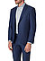 Sakko, Modern Fit, Schurwoll-Stretch, dunkelblau meliert - dunkelblau