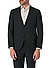 Sakko, Shape Fit, Schurwoll-Stretch, schwarz - schwarz