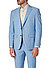 Sakko, Modern Fit, Schurwoll-Stretch, hellblau meliert - hellblau