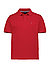 Polo-Shirt, Baumwoll-Piqué, rot - rot