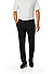 Hose, Slim Fit, Jersey halbgefüttert, schwarz - schwarz