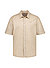 Kurzarmhemd Percy, Leinen-Baumwolle, Kent, beige - beige