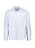 Hemd Portland, Regular, Leinen-Baumwolle, Kent, blau gemustert - blau