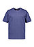 T-Shirt Jacko, Baumwolle, blau gestreift - blau