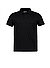 Polo-Shirt, Slim Fit, Funktionsmaterial, schwarz - schwarz