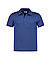 Polo-Shirt, Slim Fit, Funktionsmaterial, blau - blau