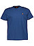 T-Shirt, Baumwolle, blau - blau