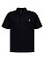 Polo-Shirt Wellington, Baumwoll-Piqué, schwarz - schwarz