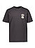 T-Shirt, Comfort Fit, Bio Baumwolle, dunkelbraun - dunkelbraun