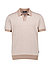 Polo-Shirt, Baumwoll-Strick, sand meliert - sand