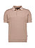 Polo-Shirt, Baumwoll-Strick, sand strukturiert - sand