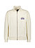Sweatjacke, Baumwolle, beige - beige
