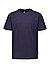 T-Shirt, Regular Fit, Baumwolle, dunkelblau - dunkelblau