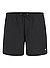 Badeshorts, Mikrofaser, schwarz - schwarz