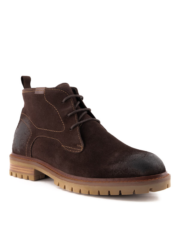 Hamlet Schuhe HB BEN/23055/suede w. dark brown