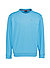Sweatshirt, Baumwolle, türkis - türkis