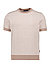 T-Shirt, Baumwoll-Strick, sand melange - sand