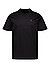 T-Shirt, Baumwolle mercerisiert, schwarz - black