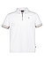 Zip-Polo Warley, Baumwoll-Jersey, weiß - weiß