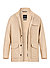 Fieldjacket, Reines Leinen, beige - beige