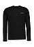 Longsleeve, Baumwolle, schwarz - schwarz