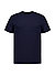 T-Shirt, Feinrippe, Baumwolle, dunkelblau - dunkelblau