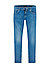 Jeans Slimmy, Baumwoll-Stretch, mitelblau - blau