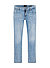 Jeans The Straight, Baumwolle-Leinen, hellblau - blau