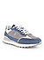 Sneaker Newport 10, Leder-Textil, blau-grau - blau-grau