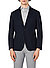 Sakko, Baumwoll-Stretch ungefüttert, navy - navy