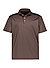 Polo-Shirt, Baumwolle, braun - braun