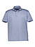 Polo-Shirt, Baumwolle, dunkelblau gemustert - dunkelblau