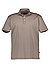 Polo-Shirt, Baumwolle, braun gemustert - braun