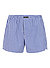 Boxershorts, Baumwolle, navy-weiß kariert - navy-weiß