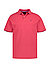 Polo-Shirt, Slim Fit, Baumwoll-Piqué, rot - rot