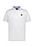 Polo-Shirt, Classic, Baumwoll-Jersey, weiß - weiß