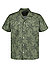 Kurzarmhemd, Modern Fit, Baumwolle, olive floral - olive