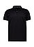 Polo-Shirt, Jersey, schwarz - schwarz