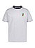 T-Shirt, Classic Fit, Baumwolle, hellgrau meliert - hellgrau