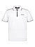 Zip-Polo, Baumwolle, weiß - weiß